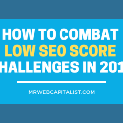 Low SEO score 2019