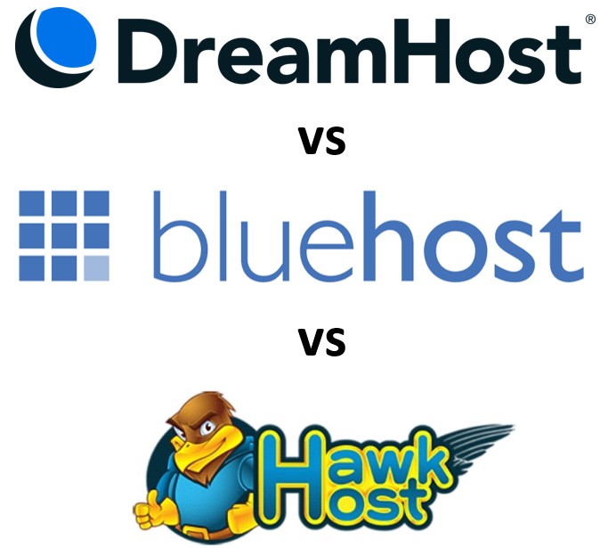 Comparison of hosting service providers. Dreamhost Vs Bluehost Vs Hawk Host: Which One Is Better?