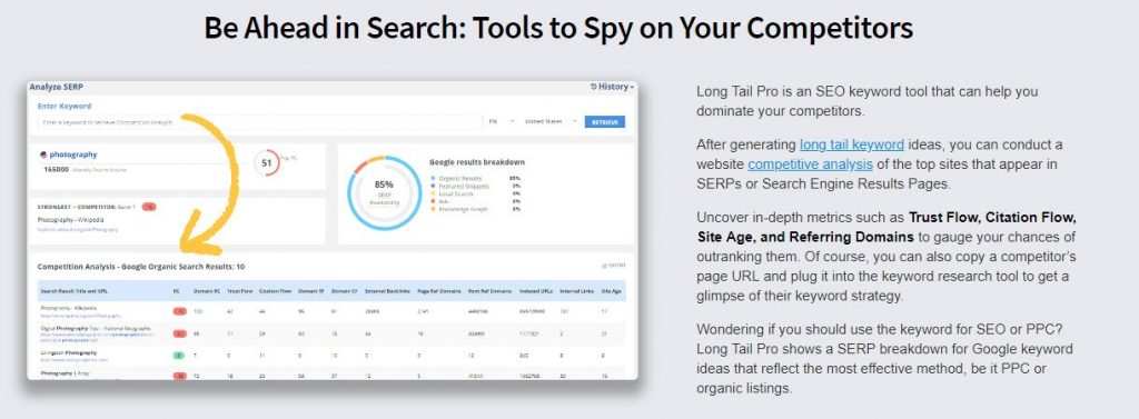 Longtailpro features. LongTailPro Vs KWFinder: Which One Is Better?