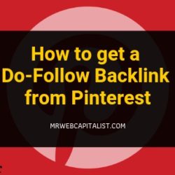 dofollow backlink from pinterest