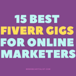 Best fiverr gigs for online marketers