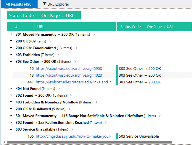 Netpeak Checker Review 2019 - special status codes