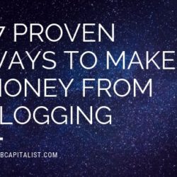 mAKE MONEY FROM BLOGGING